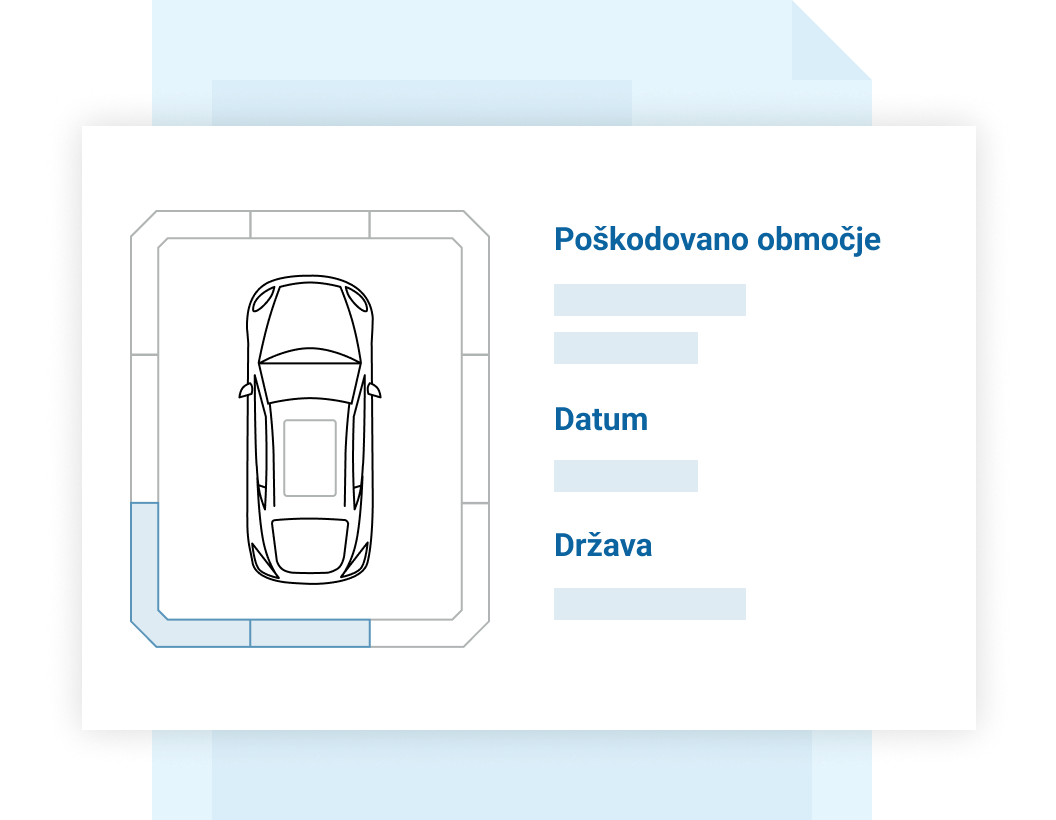 Pregled škode: Informiraj se o škodi ali nesrečah v tujini