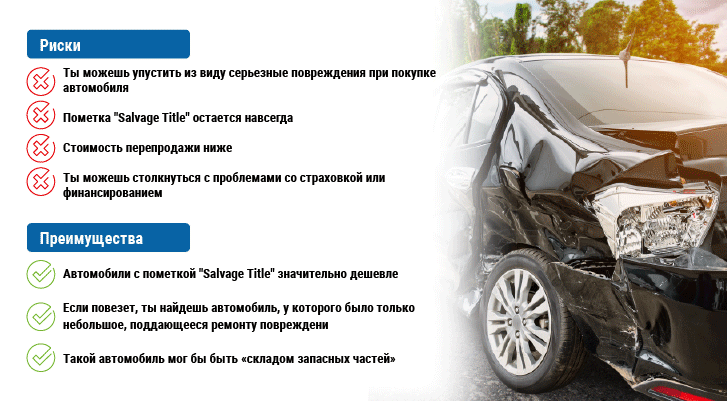 Salvage Title - риск и выгода