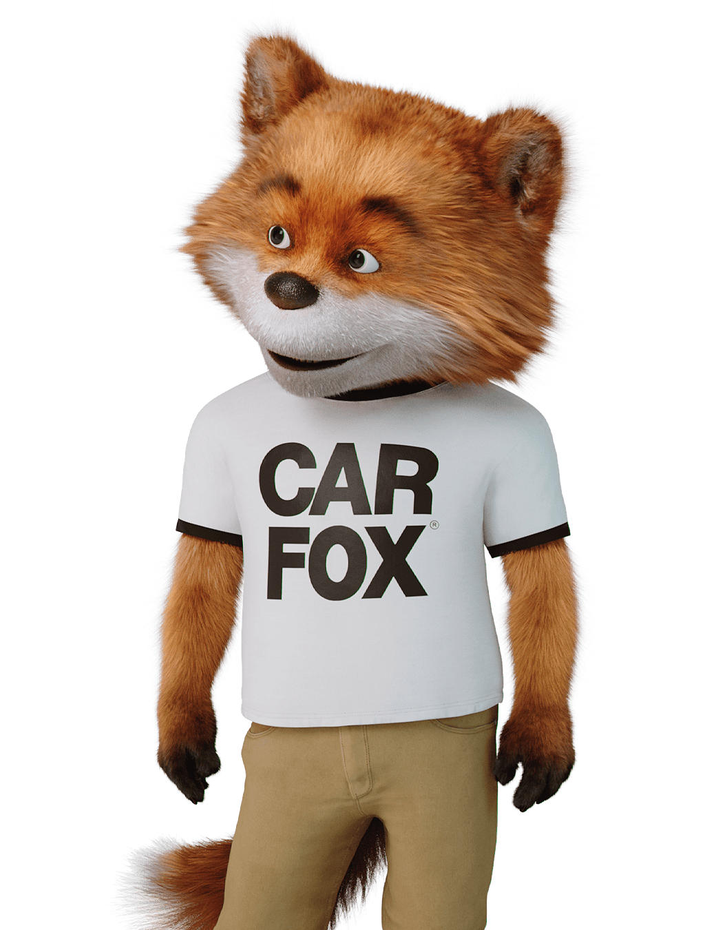 Stehender und lächelnder CARFOX