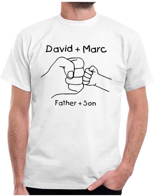 Wanapix | Camiseta Papa Personalizada | 100% Algodón | Regalo Día del Padre