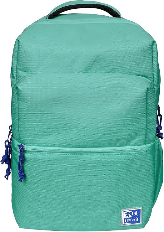 Oxford B-Ready, Mochila Escolar Unisex, 18 L, 42 x 30 x 15 cm, Bolsillo Acolchado para Portátil, Poliéster Reciclado RPET