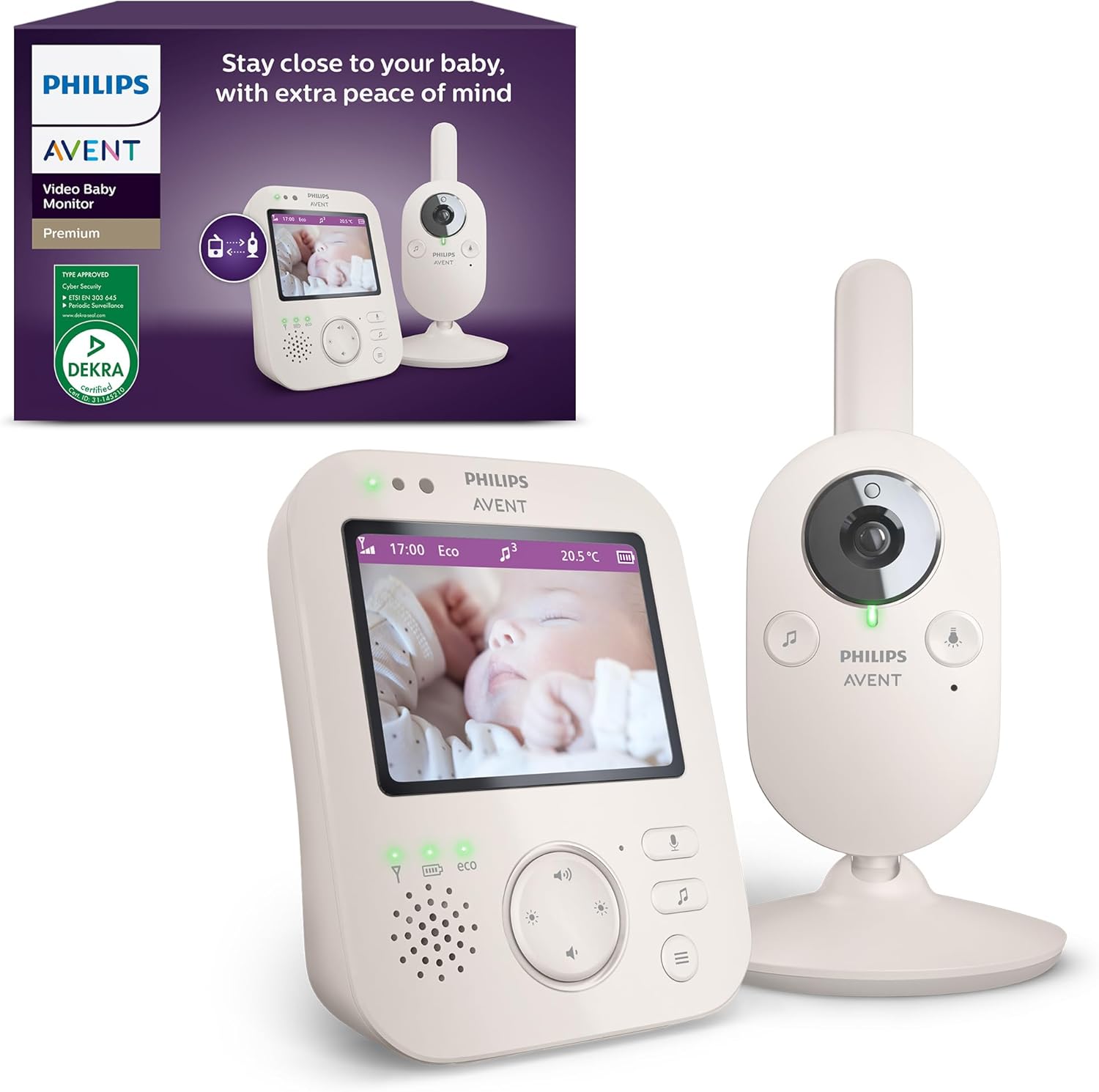 Philips Avent vigilabebés con vídeo Premium SCD891/26
