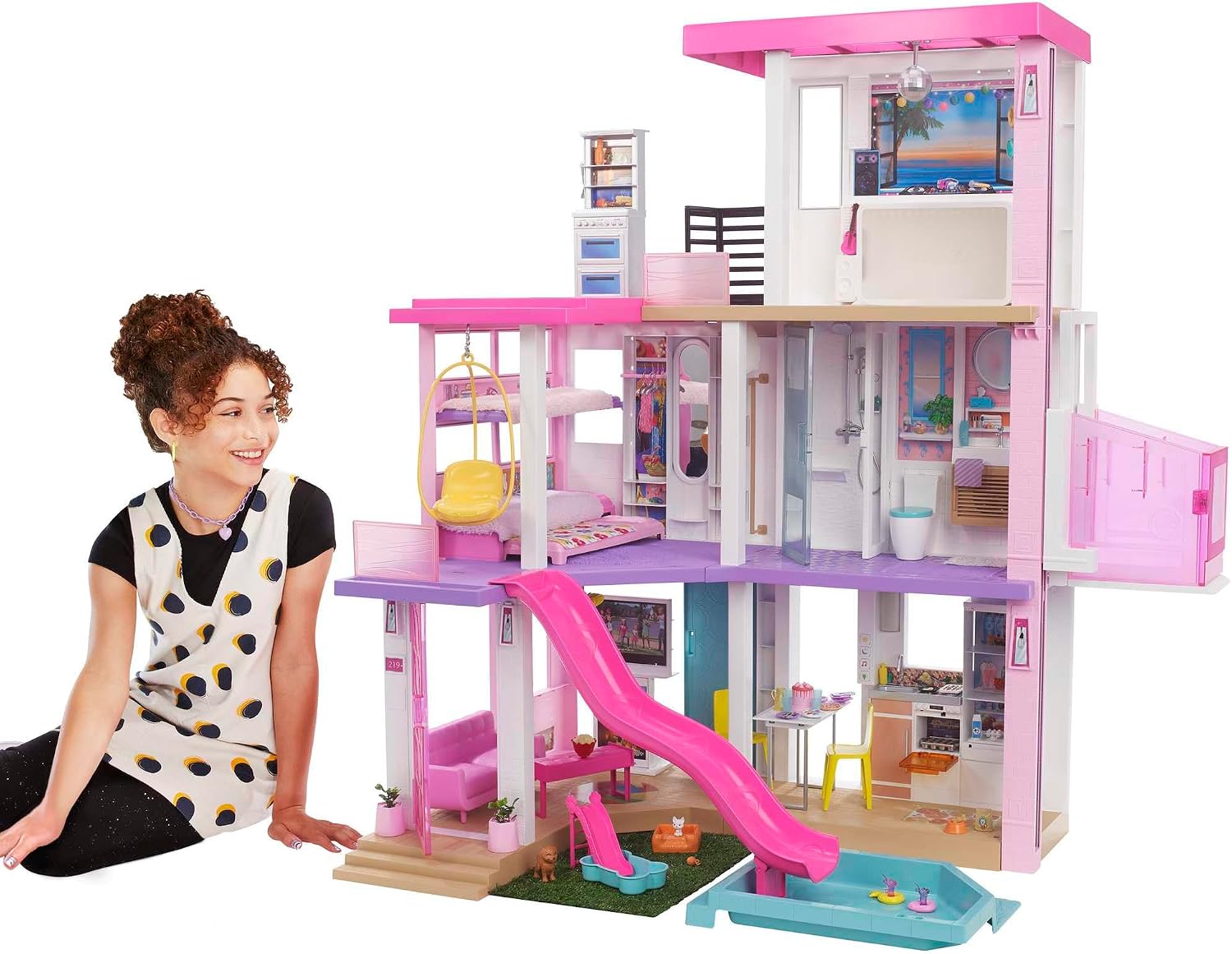 Barbie Dreamhouse casa de muñecas con ascensor accesible