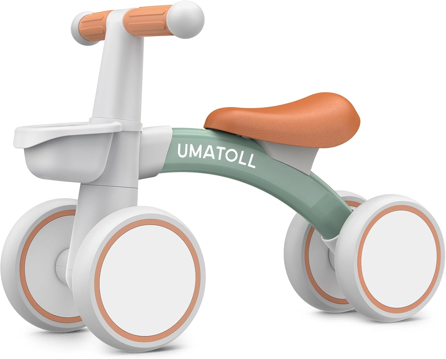 Umatoll Bicicleta sin Pedales para niños a Partir de 1 Año de Equilibrio Verde