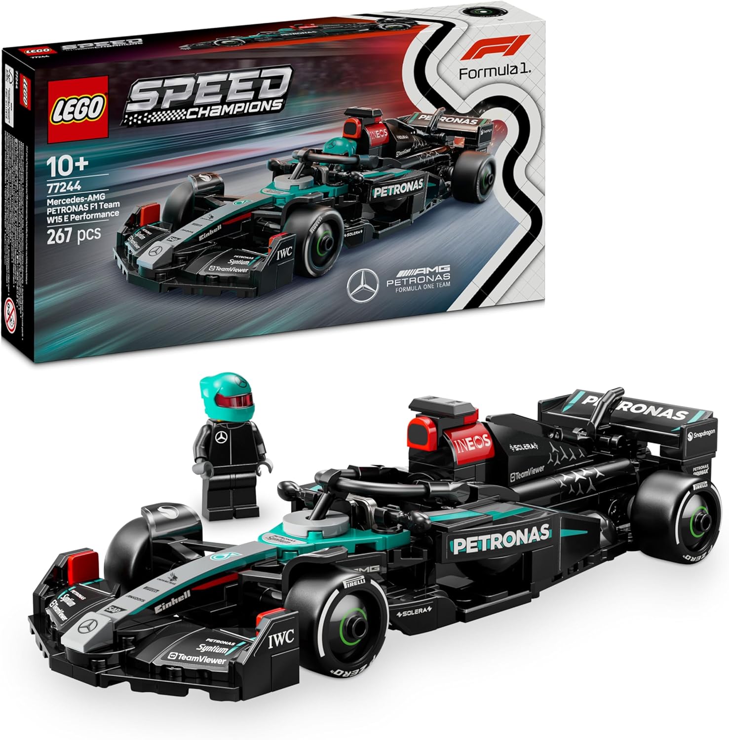 LEGO Speed Champions Coche de Carreras Mercedes-AMG F1 W15