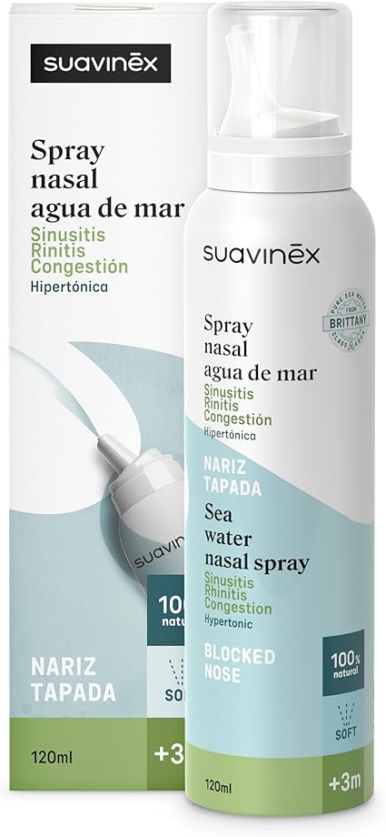 Suavinex Spray Nasal con Agua de Mar para Bebés +3 Meses