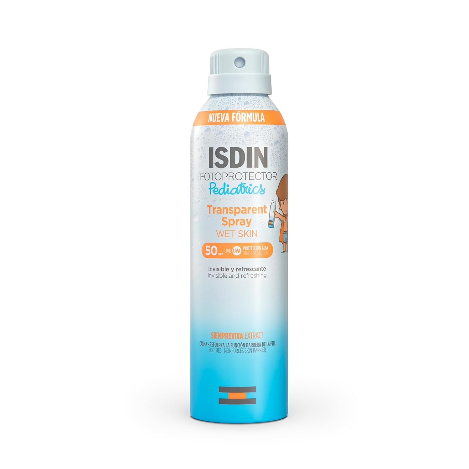 Fotoprotector ISDIN Pediatrics Transparent spray Wet Skin SPF 50