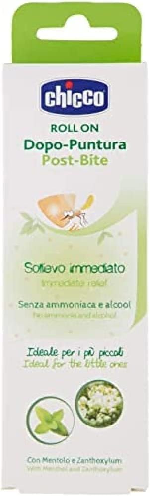 Chicco - Barra de alivio post picaduras mosquito para bebés, sin amoniaco ni alcohol, formula natural