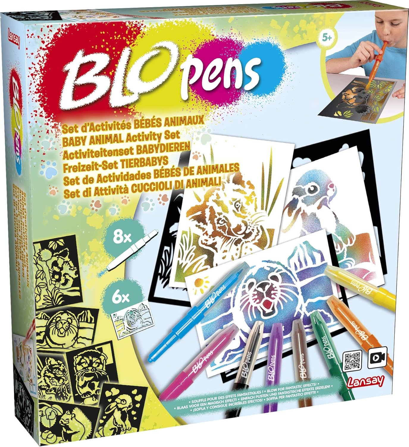 Blopens Lansay Super Centro de Actividades mágicas - Taller de Dibujo y coloreo