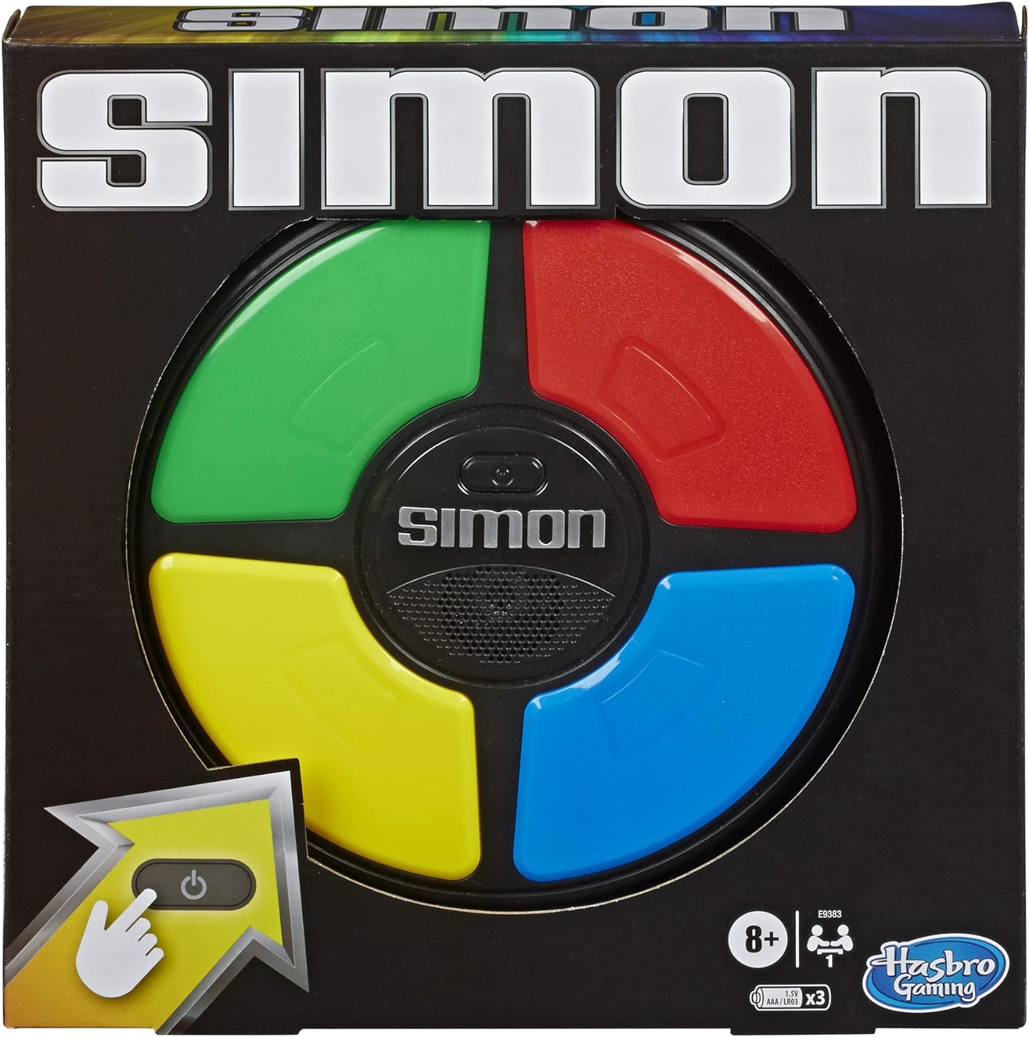 Hasbro Gaming Simon, Juguete Electrónico de Memoria, Habilidad y Estrategia