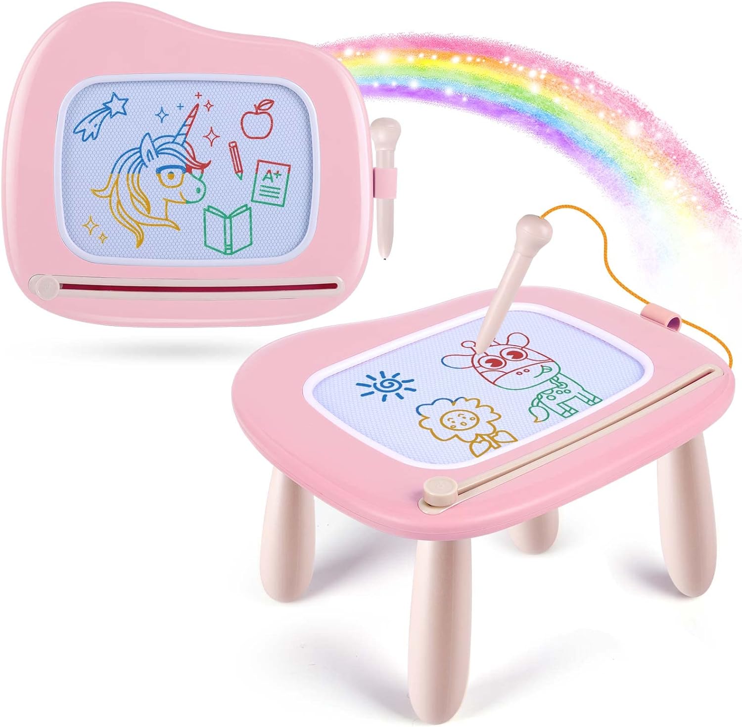 Smasiagon Pizarra Magnética Infantil con Patas