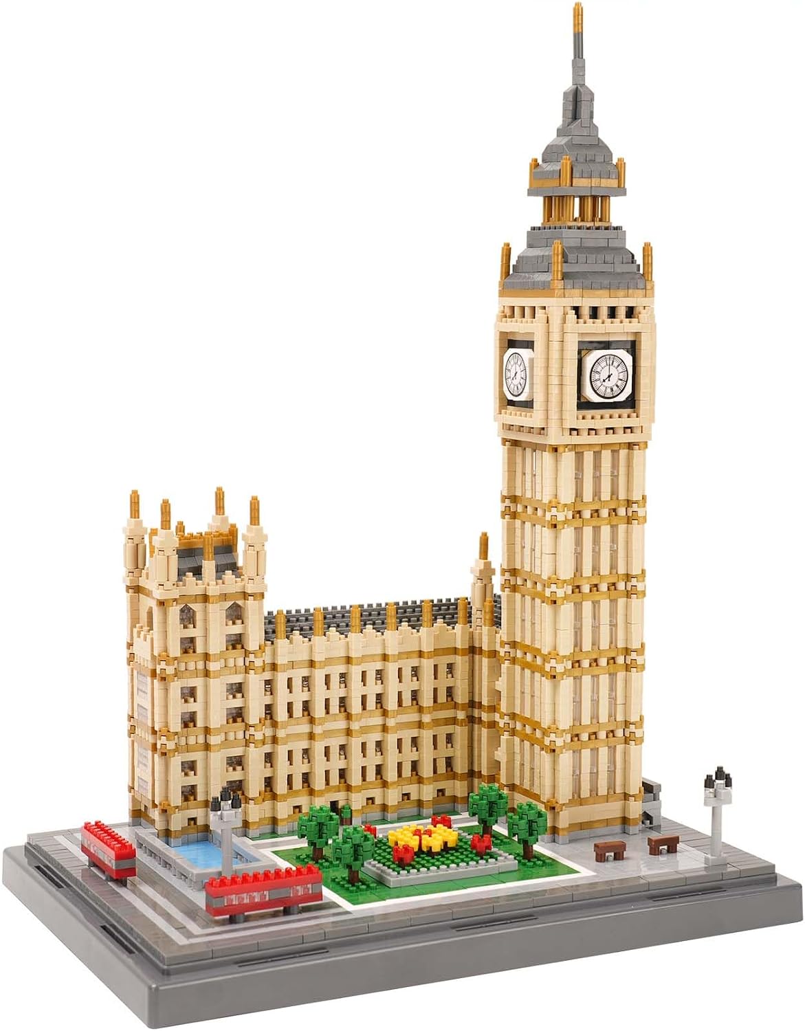 LULUFUN Conjunto de Mini Bloques de Arquitectura Big Ben