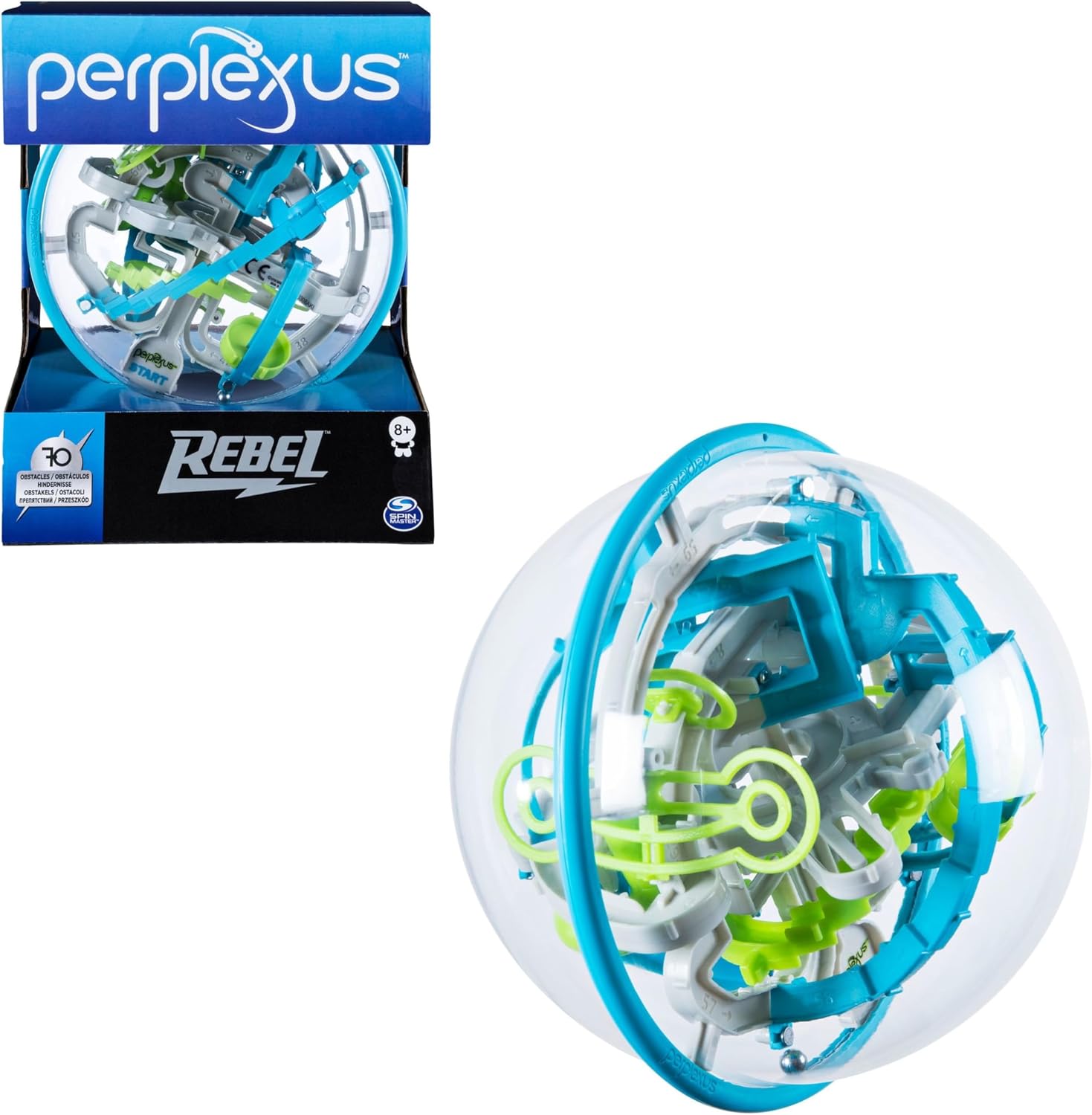 Perplexus Rebel Bola Laberinto 3D con 70 Obstáculos Rompecabezas +8 Años