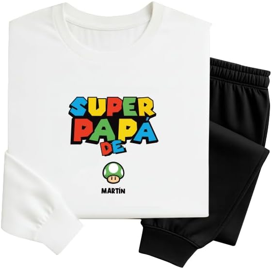 Pijamas Personalizados con Nombre Transparent Gift - Super Papá