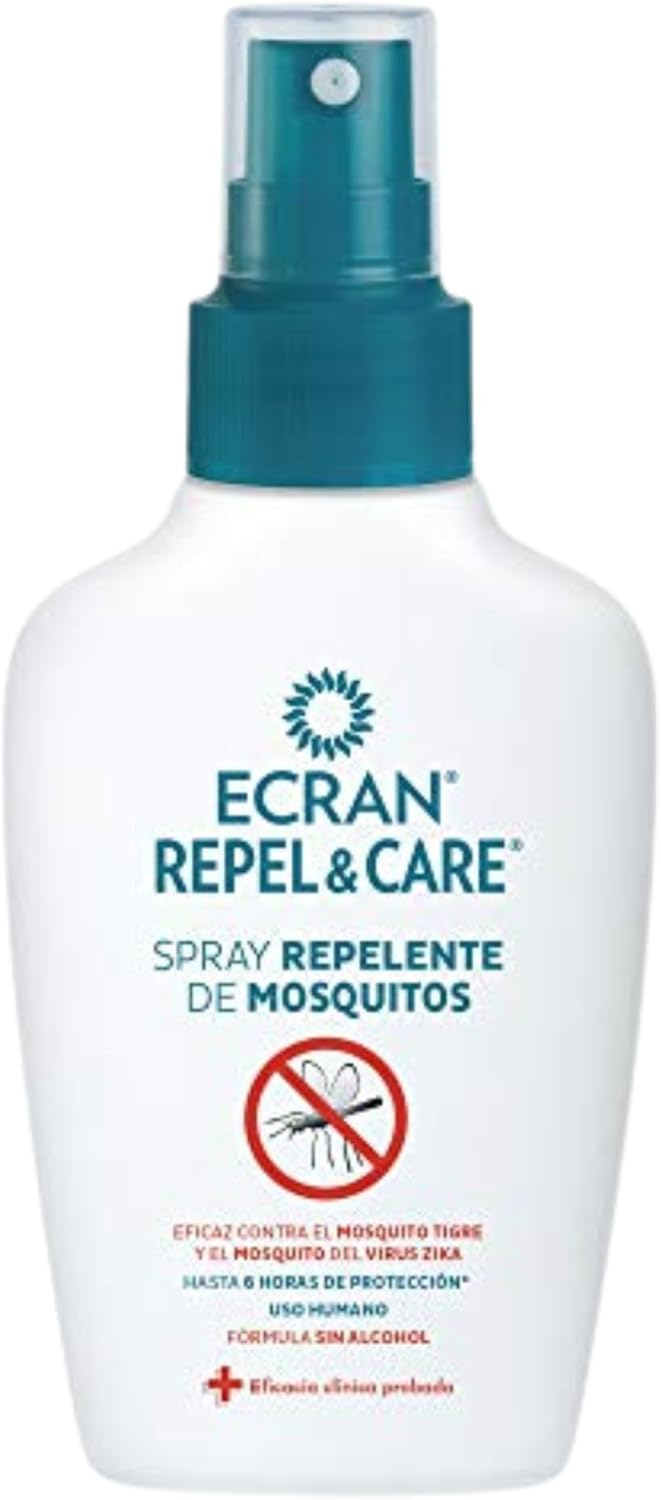 Ecran Repel Care, Spray Repelente de Mosquitos sin Alcohol - Formato Viaje 100 ml