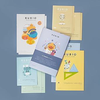 Pack de cuadernos Rubio 4.º de Primaria | +9 años | Contiene 11 cuadernos