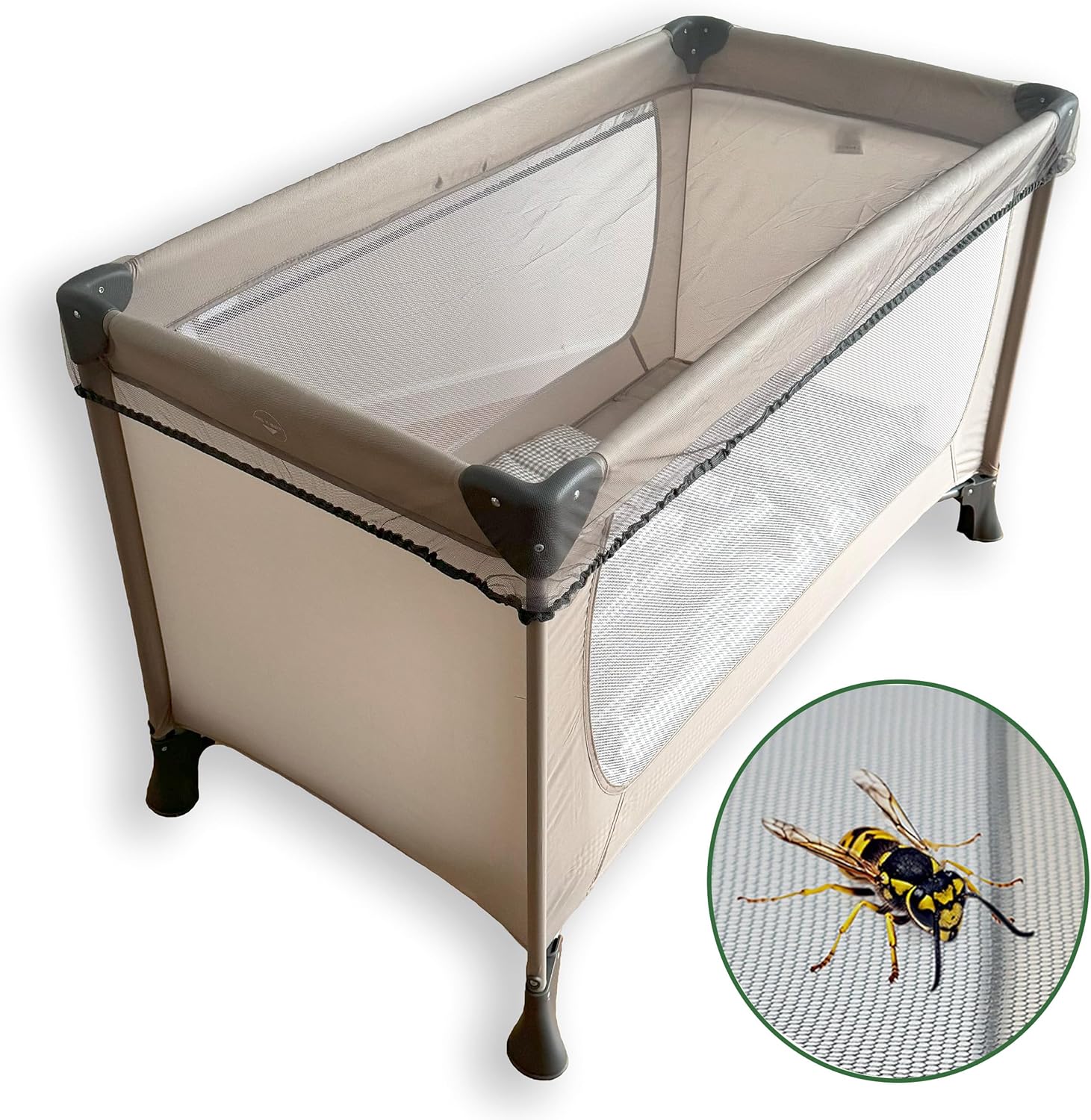 Zamboo Mosquitera Cuna Bebe 60x120 cm de Viaje Universal
