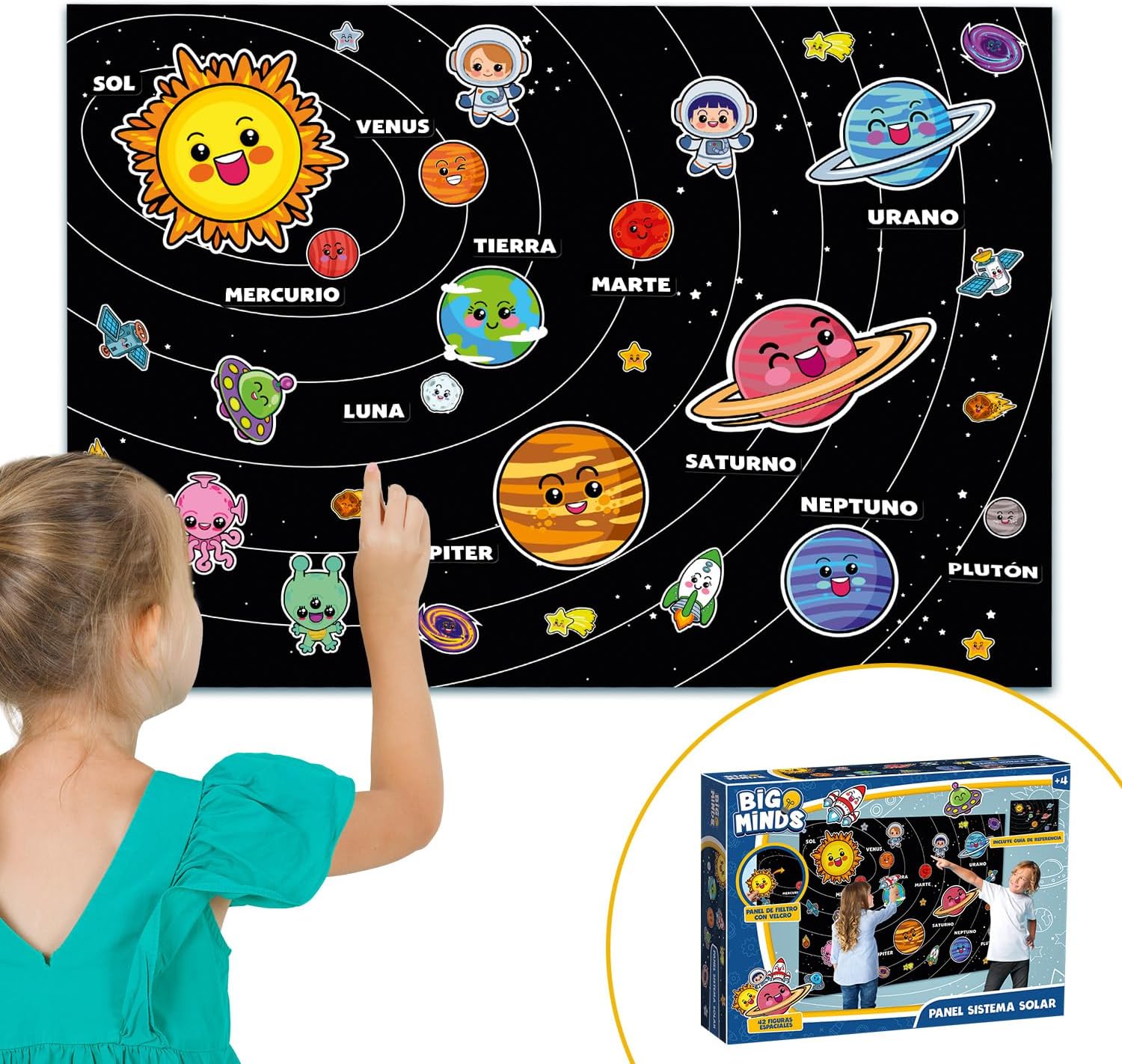 Descubre El Sistema Solar En Español - Big Minds | Sistema Solar para Niños | Juguetes Montessori