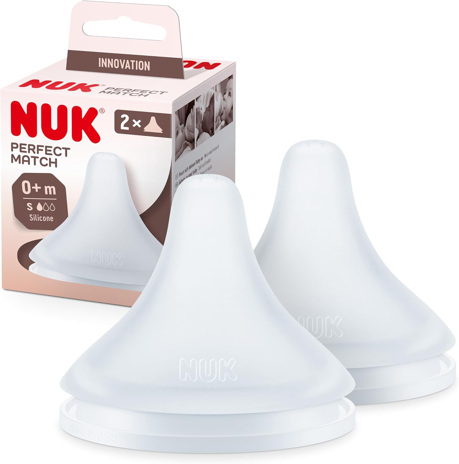 NUK Perfect Match Tetinas recién nacido para biberón +0 meses