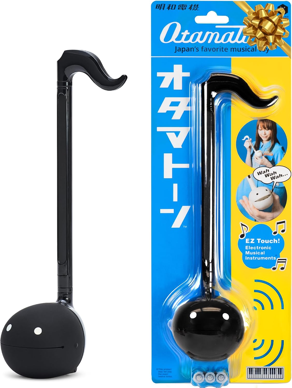 Otamatone Regular Negro - Instrumento Musical Electrónico Japonés