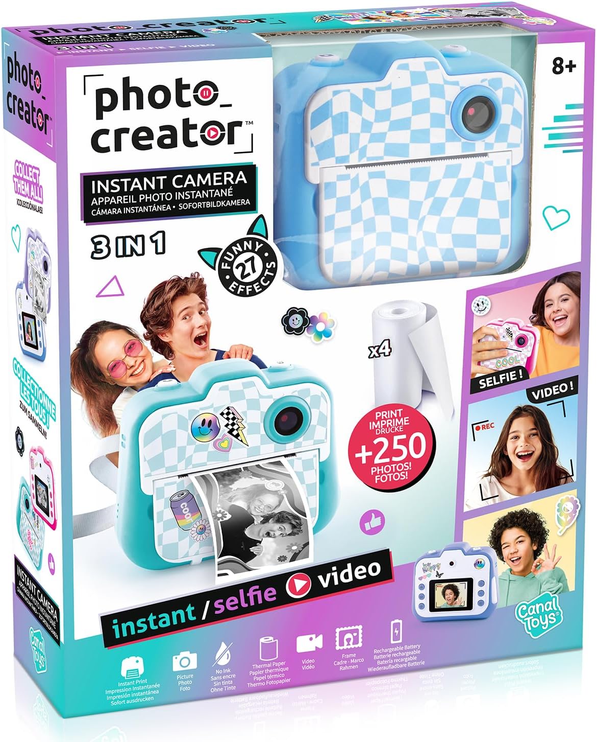 Canal Toys - Creator - Cámara Instantánea con +250 Fotos