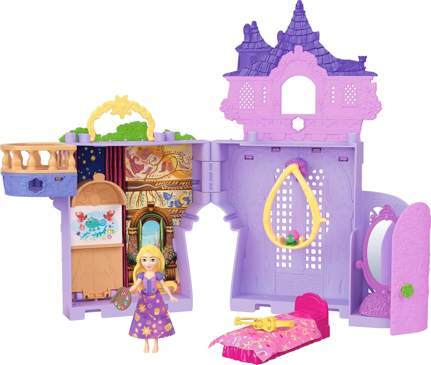 Mattel Disney Princess Rapunzel Storytime Stackers Casa de Muñecas