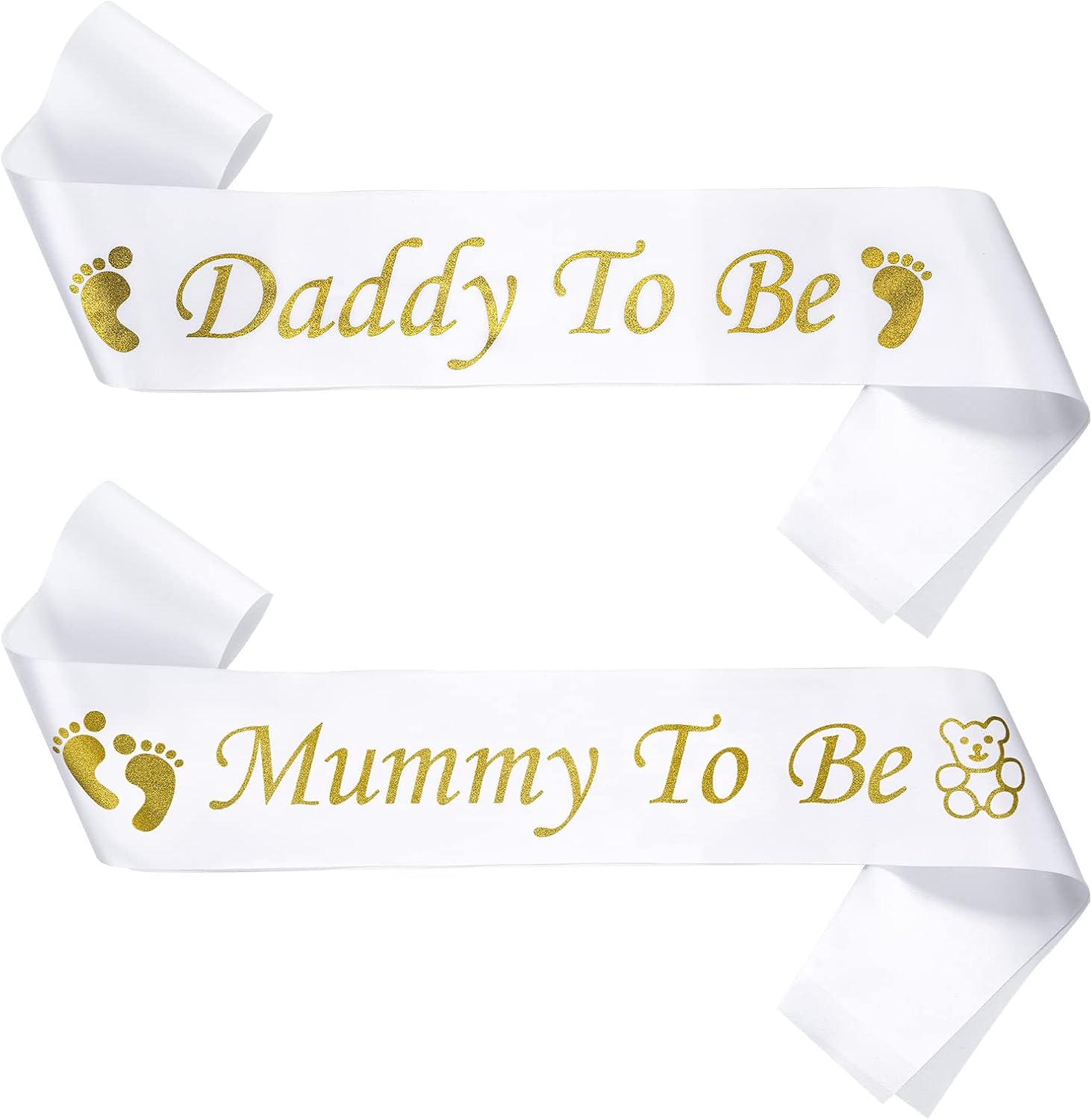 Prasacco, 2 piezas, cinturón para ser mamá y papá, cinturón para Baby Shower