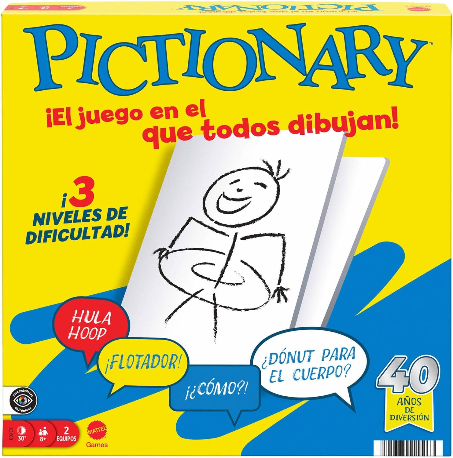 Mattel Games Pictionary Juego de mesa familiar