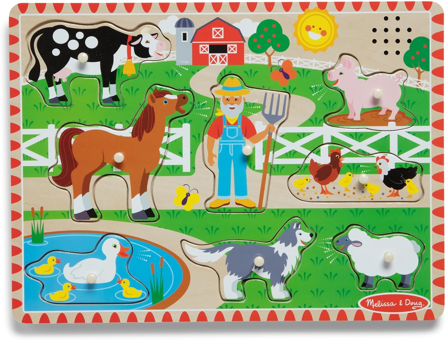 MELISSA & DOUG - Puzzle 2 Años En la Granja de Macdonald con Música