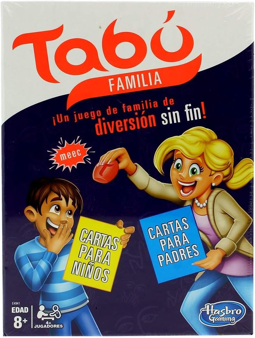Hasbro Gaming- Taboo Familia Juego de Mesa, Multicolor (E4941105)