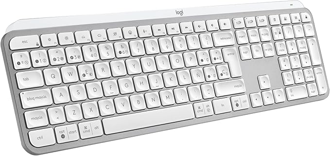 Logitech MX Keys S Teclado inalámbrico Gris claro QWERTY Español
