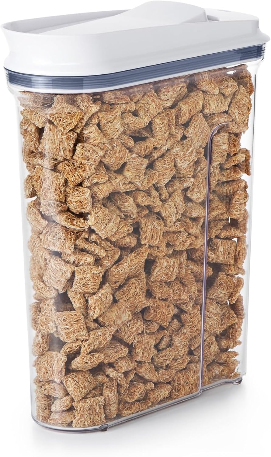 OXO Good Grips INOXO Dispensador de Cereales, Recipiente para Alimentos con Tapa de Acero Inoxidable y Capacidad de 4.2 litros
