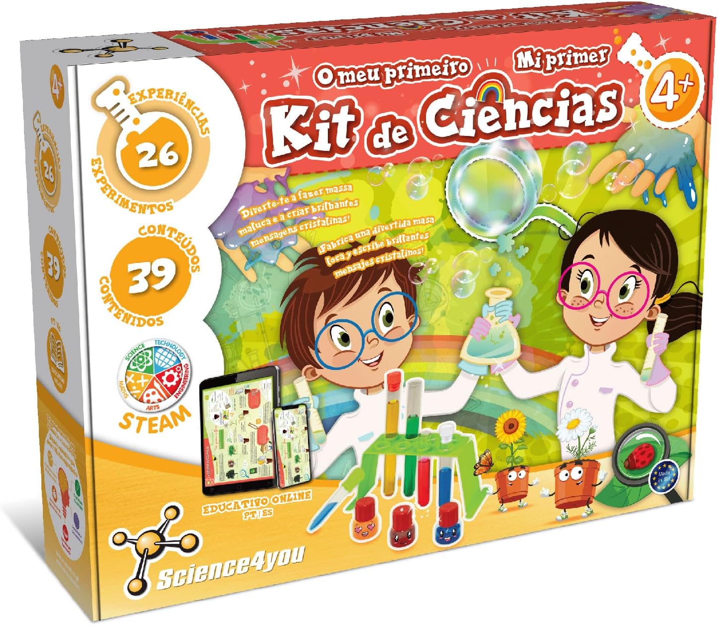 Science4you Mi Primer Kit de Ciencias para Niños 4+ Años