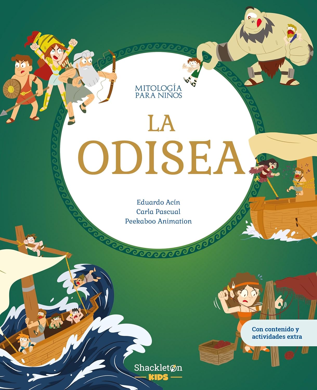 La Odisea: Libro infantil con juegos y actividades extra