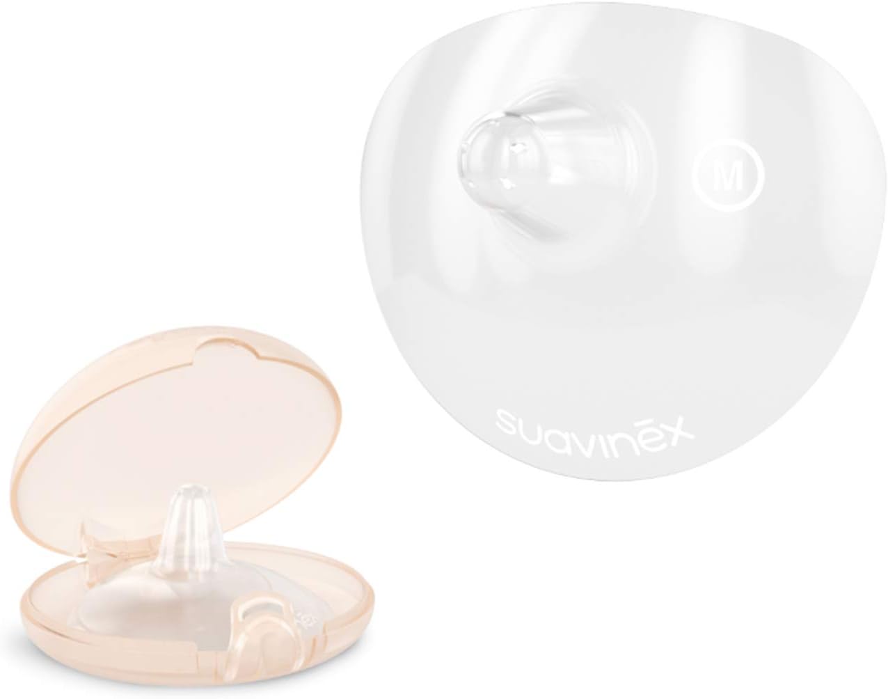 Suavinex Pack de 2 Pezoneras Lactancia Silicona Talla M