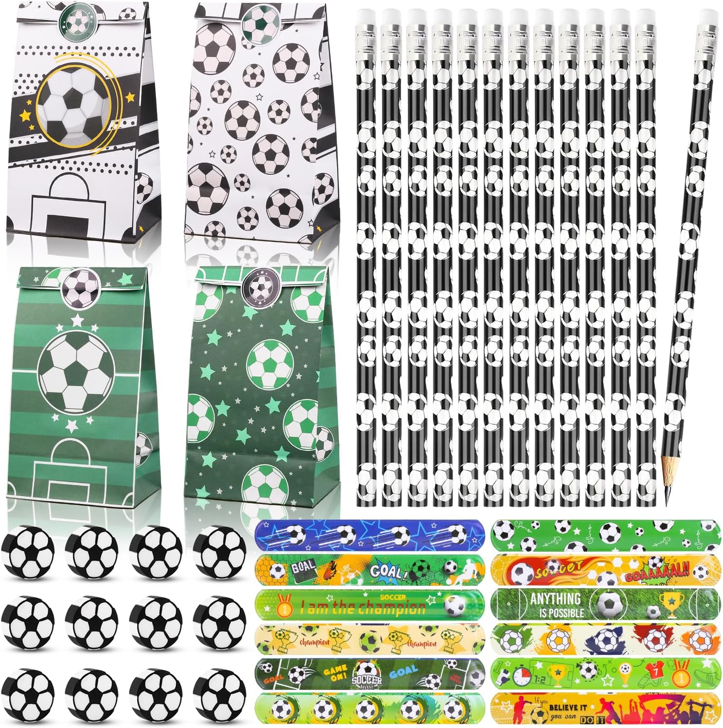 Fizdoqg Regalos Cumpleaños Fútbol 48 Piezas para Niños