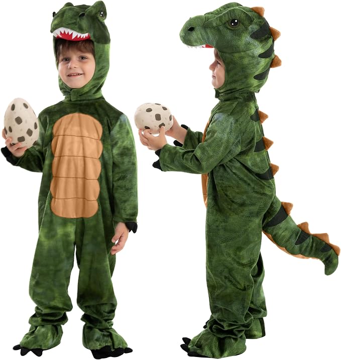 Spooktacular Creations Child Unisex Brown T-Rex Realistic Costume
