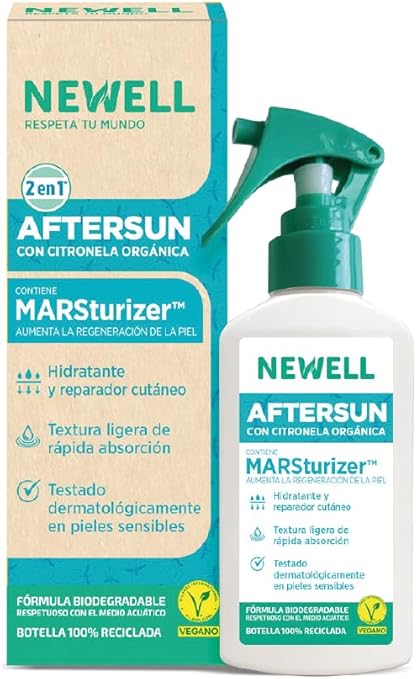 NEWELL Aftersun con Citronela Orgánica Loción Hidratante Antimosquitos