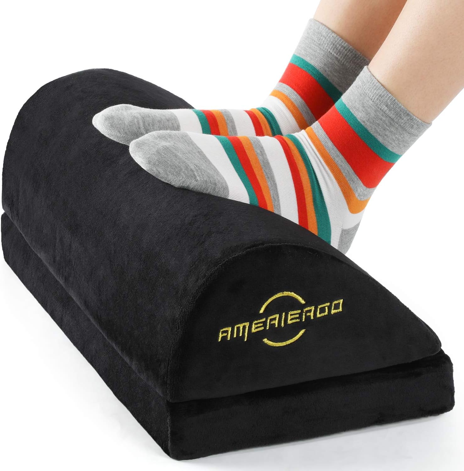AMERIERGO Reposapiés ergonómico ajustable para oficina