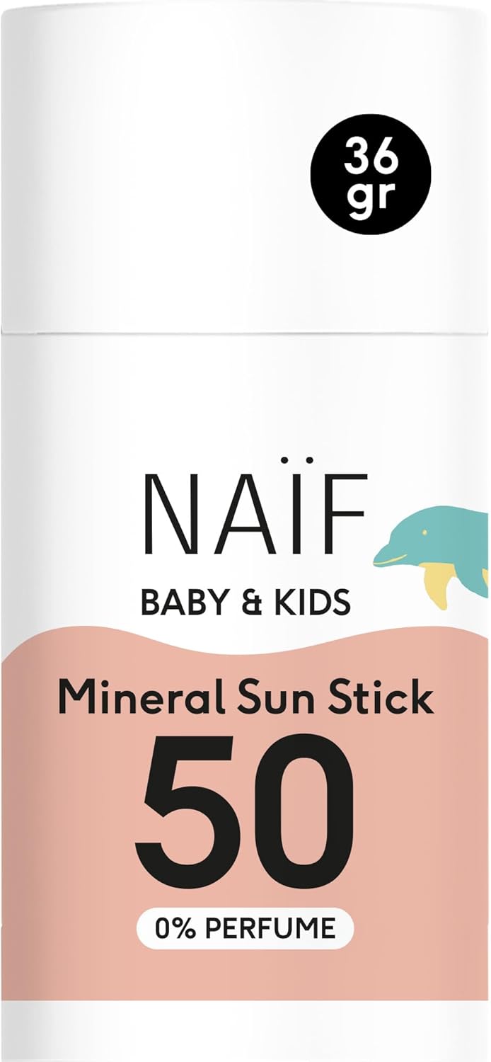 Naïf Protector Solar Mineral en Barra para Bebés y Niños – FPS 50