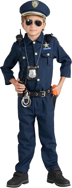 Dress Up America Disfraz De Policía Para Niños
