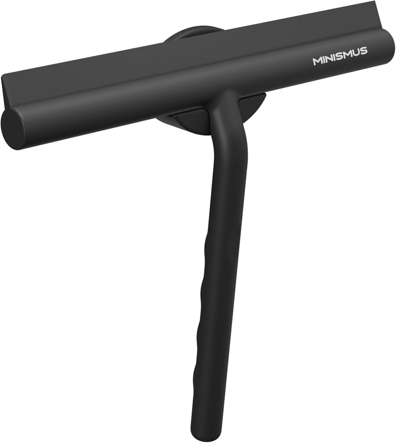 Minismus Limpiacristales para Ducha, baño, Azulejos, Espejos, Ventanas (Negro, 21 cm)