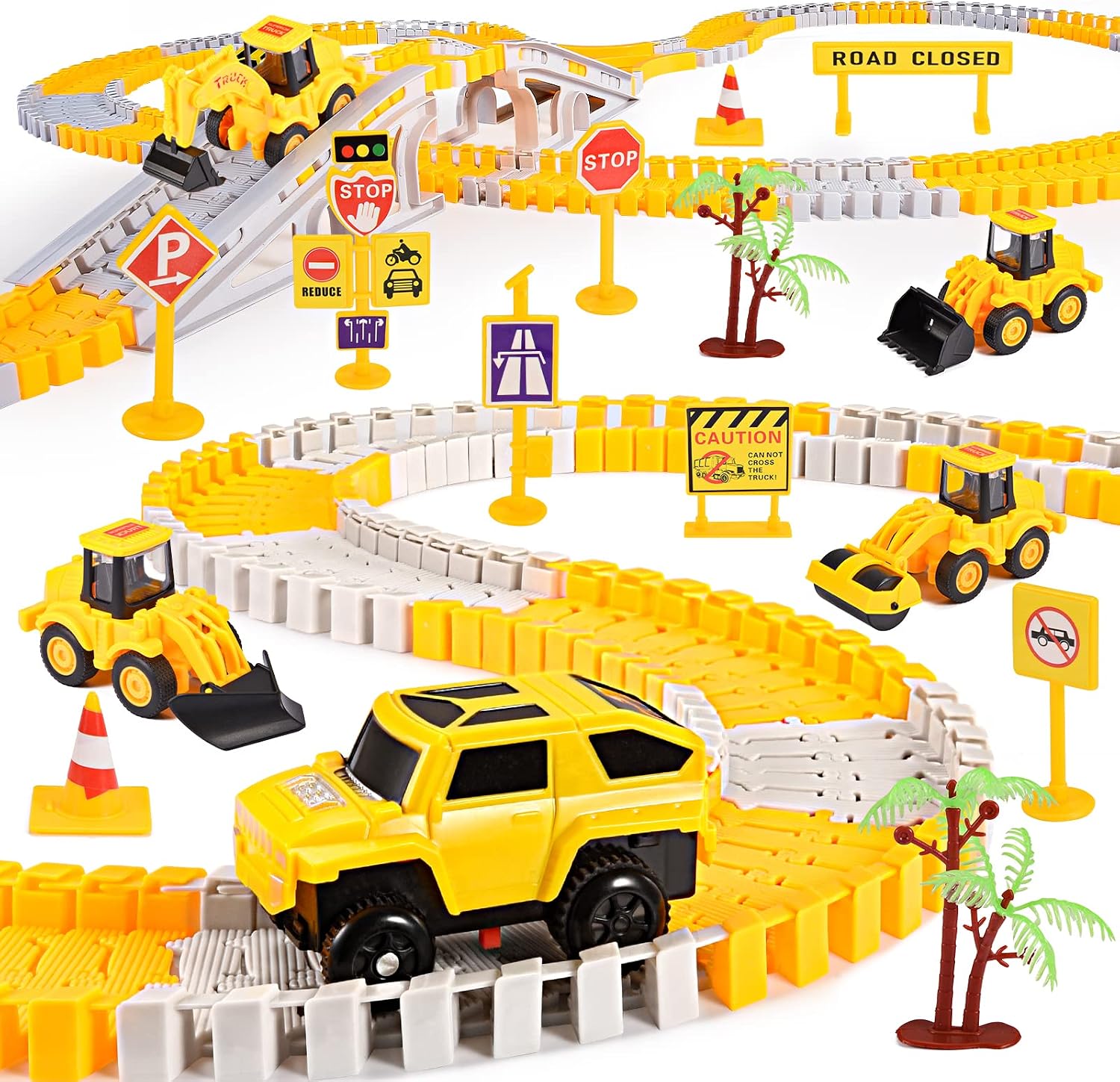 Adeokay Juguetes Niños 2 3 4 5 6 Años, Pista de Coches para Niños
