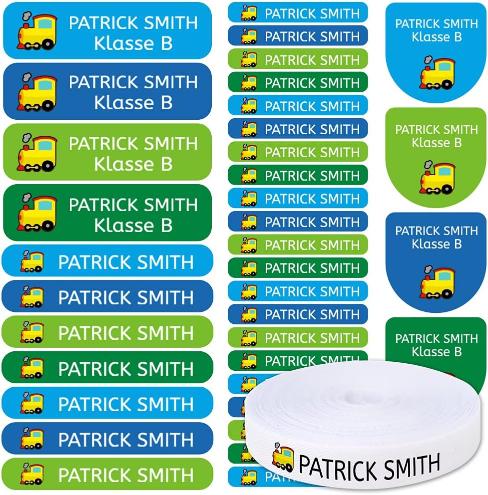 155 Etiquetas Personalizadas para ropa y objetos niños