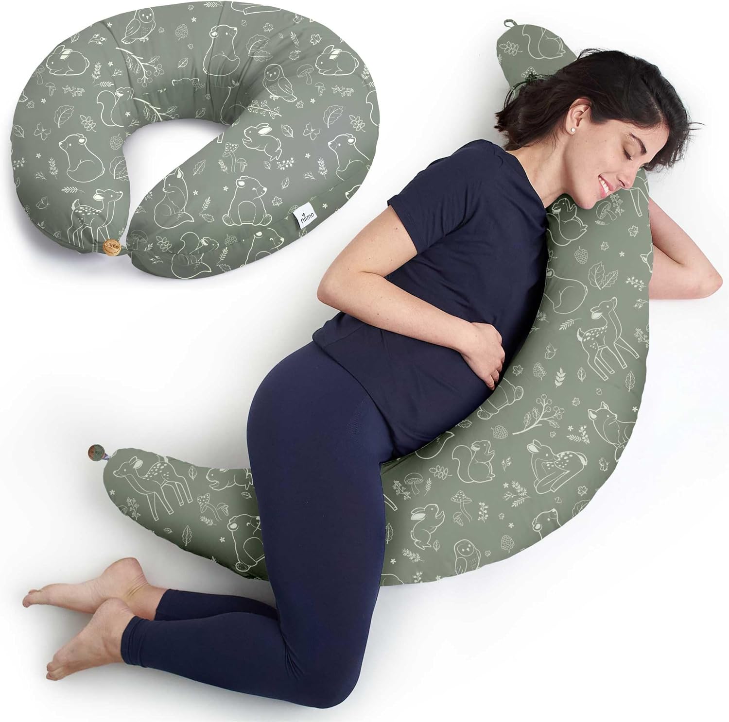 Niimo Cojín Embarazada XXL - Oeko-Tex® Standard 100