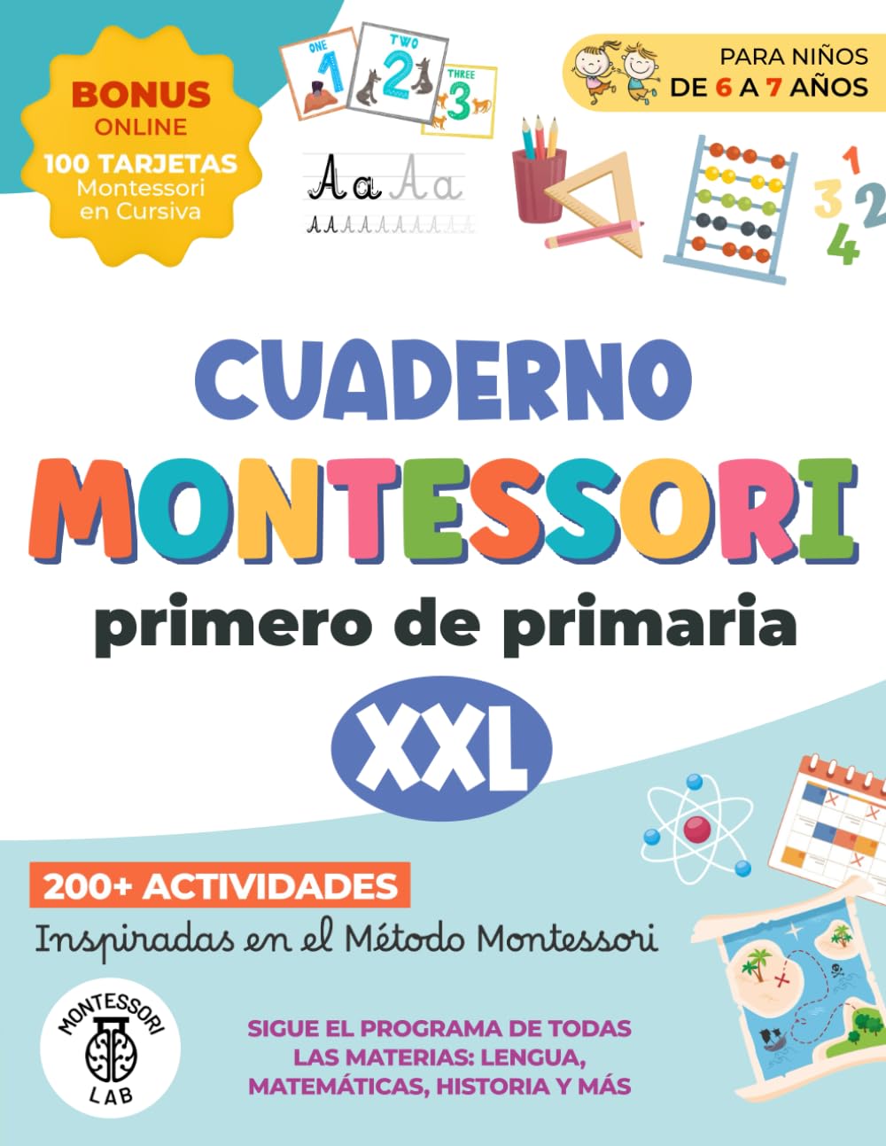 Cuaderno Montessori XXL – Primero de Primaria