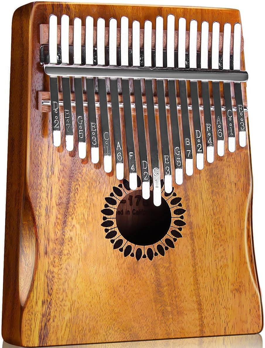 Newlam Kalimba Piano de Pulgar 17 Teclas