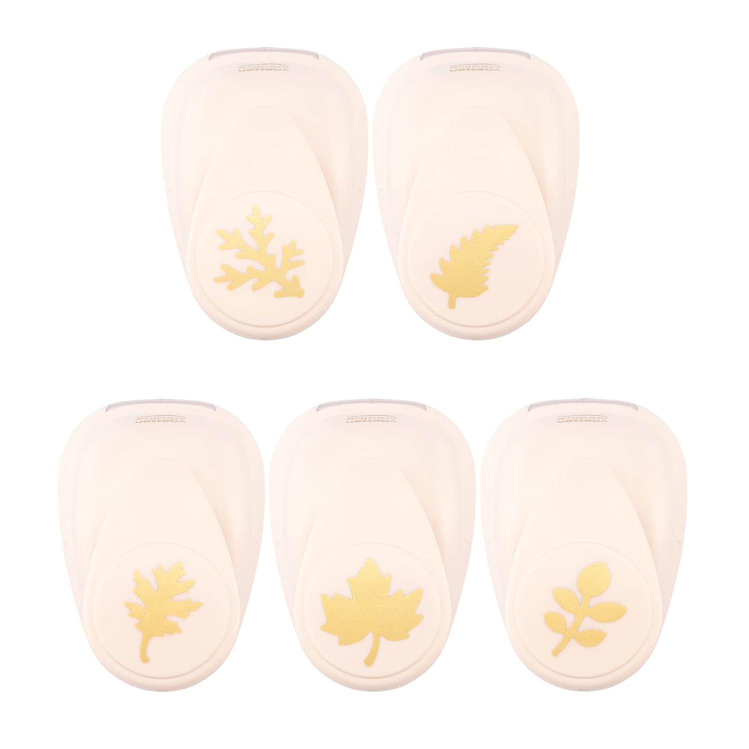 Vaessen Creative Perforadora Otoño - Hojas - 5 uds