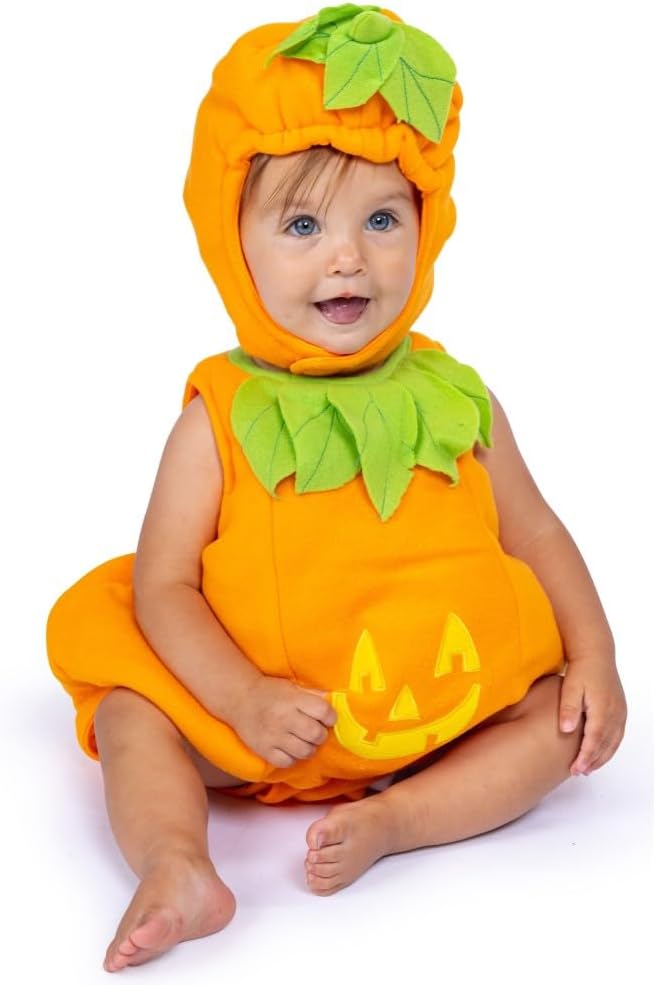 Dress Up America Disfraz De Calabaza Para Bebé – Adorable Jack-O-Lantern De Halloween
