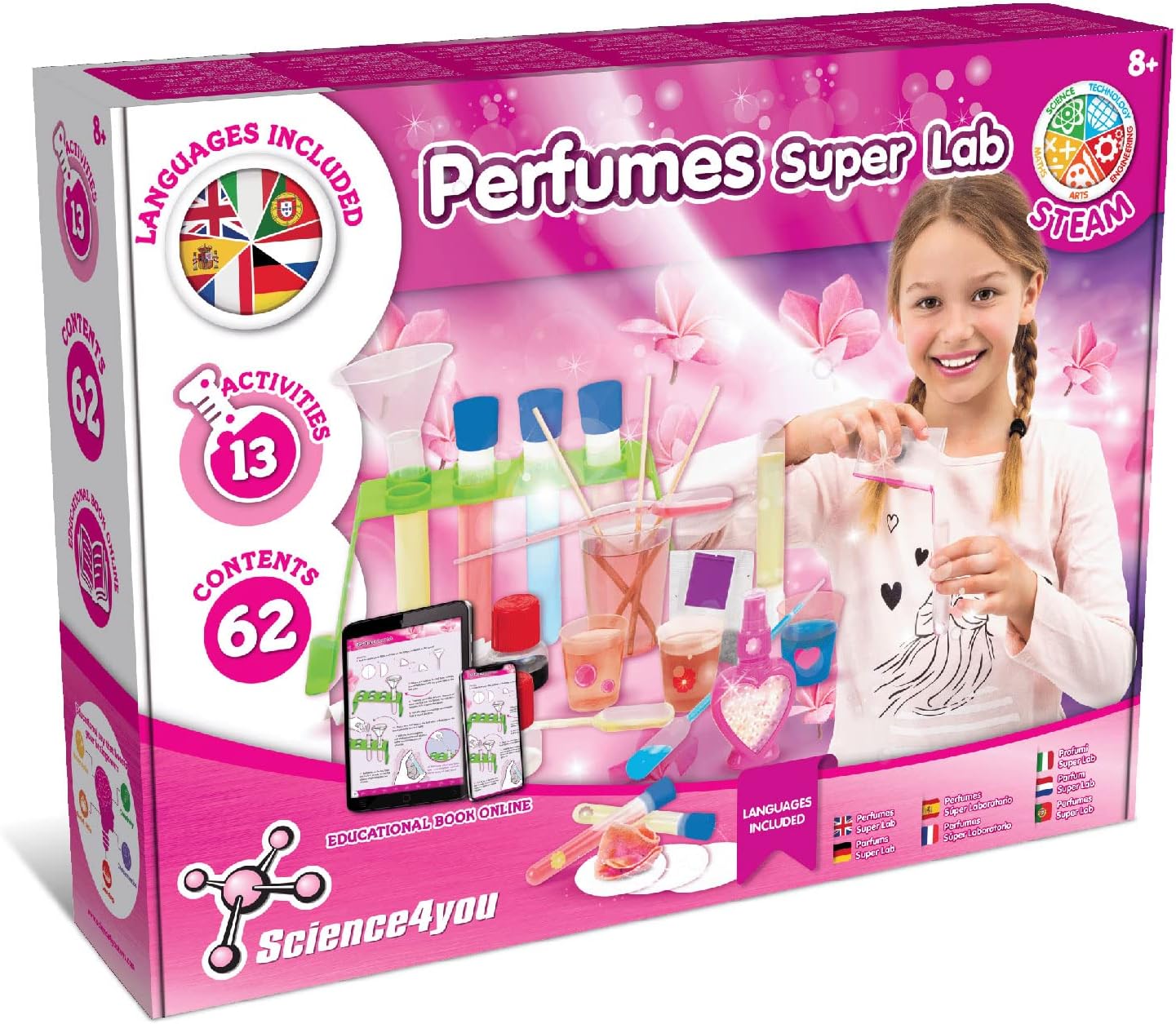 Science4you Super Laboratorio de Perfumes - Fábrica para crear tus Colonias